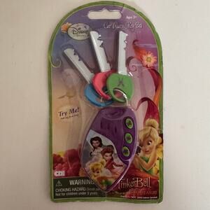 Disney Fairies TinkerBell and The Lost Treasure Car Alarm Key Set 2010 New